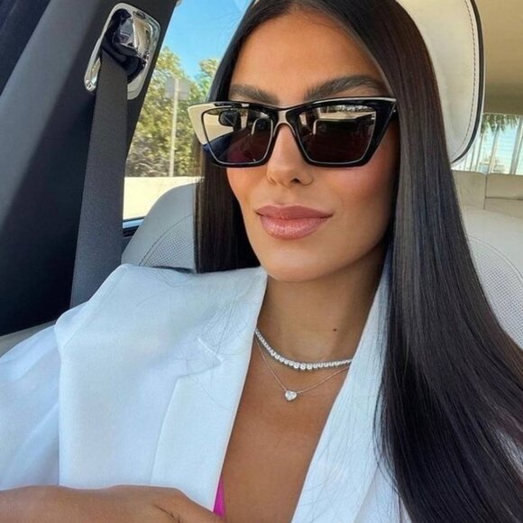 ?️ New Saint Laurent SL276 MICA 001 Sunglasses - Black Frame, Grey Lenses main image 6
